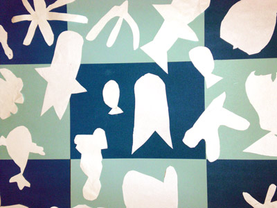 Kinderzeichnung Schnipsel